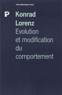 L'evolution et modification du comportement