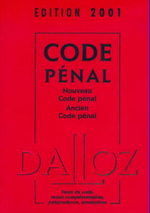 CODE PENAL 2001