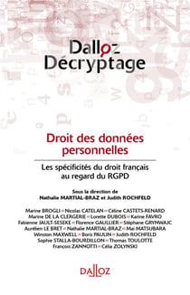 Droit des données personnelles - les spécificités du droit français au regard du RGPD