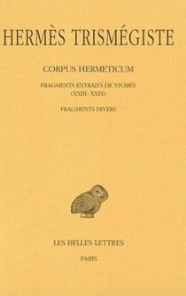 Corpus hermeticum Tome 4