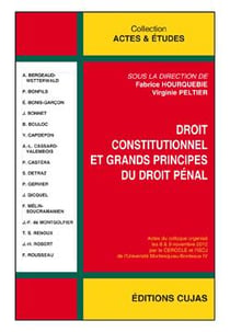Droit constitutionnel et grands principes du droit pénal