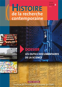 Histoire de la recherche contemporaine 2021