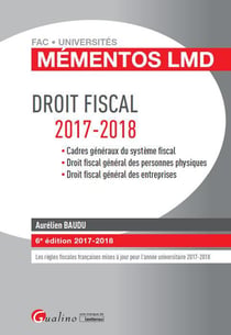 Droit fiscal (édition 2017/2018)