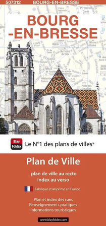 Bourg-en-Bresse : plan de ville (édition 2024)