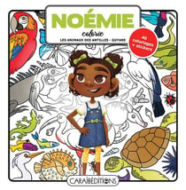 Noemie colorie les animaux des antilles-guyane