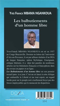 Des balbutiements d'un homme libre