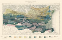 Carte géologique des Pyrénées