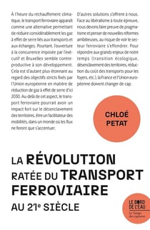 La révolution ratée du transport ferroviaire au 21e siècle