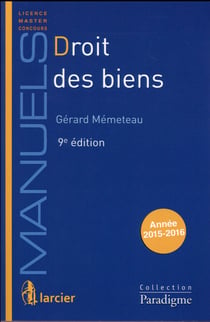 Droit des biens (9e édition)