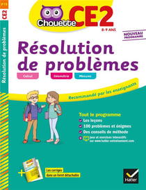 Chouette entraînement : résolution de problèmes - CE2