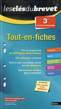 LES CLES DU BREVET : tout-en-fiches - brevet
