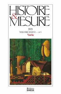 HISTOIRE & MESURE Tome 36 : textométrie et temporalité