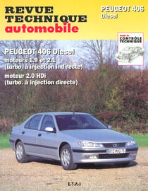 Peugeot 406 - diesel phase 1 et 2 depuis 10-1995