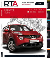 Revue technique automobile n.B792 : Nissan Juke 1.5 dCi 110 CH -  09/2010 > 03/2014