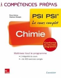 COMPETENCES PREPAS : chimie - 2e année PSI PSI