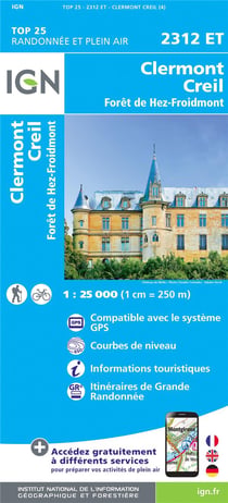2312Et Clermont.Creil.Foret De Hez.Froidmont