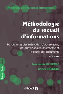 Méthodologie du recueil d'information