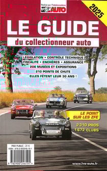 Le guide du collectionneur auto (édition 2025)
