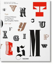Type - histoire visuelle des fontes et styles graphiques, 1628-1938
