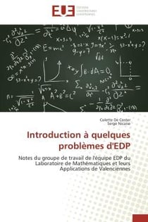 Introduction à quelques problèmes d'EDP - notes du groupe de travail de l'équipe EDP du Laboratoire de mathématiques et leurs applications de Valenciennes