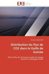 Distribution du flux de co2 dans le golfe de guinee - fco2 et flux de co2 dans le golfe de guinee du