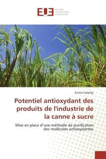 Potentiel antioxydant des produits de l'industrie de la canne à sucre - mise en place d'une méthode de purification des molécules antioxydantes