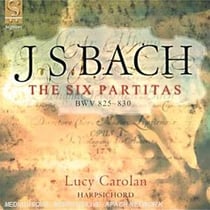 J. S. Bach : Les Six Partitas Pour Clavier , Bwv 825-830