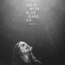 Julia with blue jeans on
