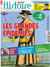 Histoire Junior N°99 Les grandes épidémies de l'Histoire  - septembre 2020