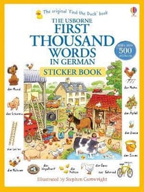FIRST THOUSAND WORDS IN GERMAN - STICKER BOOK