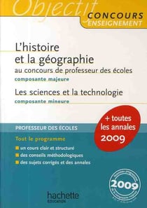 Histoire/géographie au crpe 2009
