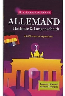 Dictionnaire poche Hachette & Langenscheidt - allemand-français / français-allemand