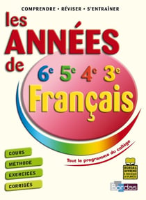 ANNEES DE COLLEGE FRANCAIS