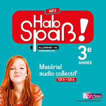 HAB SPASS! NEU : allemand - LV2 - 3ème - matériel audio collectif (édition 2016)