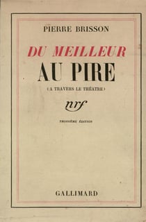 Du meilleur au pire - a travers le theatre)