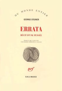 Errata - récit d'une pensée