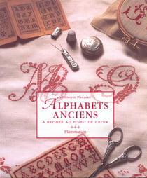 Alphabets anciens - a broder au point de croix