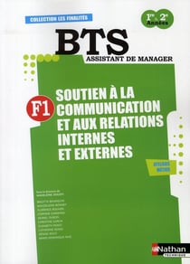 BTS - assistant de manager - F1 - soutien à la communication et aux relation internes et externes - 1ère et 2e années
