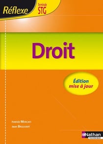 Réflexe : droit - terminale STG - livre de l'élève (édition 2010)