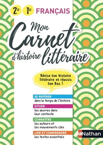 Mon carnet d'histoire littéraire - 2ème/1ère 2020