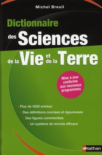 Dictionnaire des sciences de la vie et de la terre