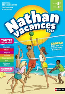 Nathan vacances : de la 5e vers la 4e (édition 2017)