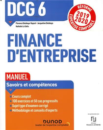 Dcg 6 - finance d'entreprise - dcg 6 - 1 - dcg 6 finance d'entreprise - manuel - reforme 2019-2020 -