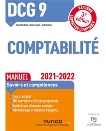 DCG 9 : introduction à la comptabilité - manuel (édition 2021/2022)