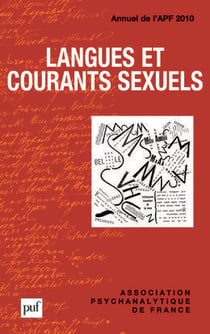 Langues et courants sexuels - annuel de l'apf 2010