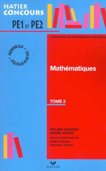 Concours de professeur des ecoles - pe1 et pe2 - nouveau programme (édition 2003)