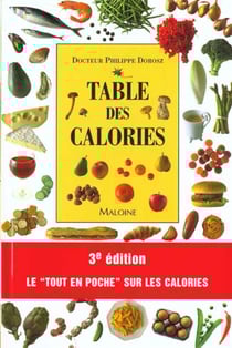 Table des calories - 3e edition