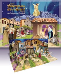 Grand calendrier de l'Avent pop-up des santons de Provence - avec son livret d'accompagnement