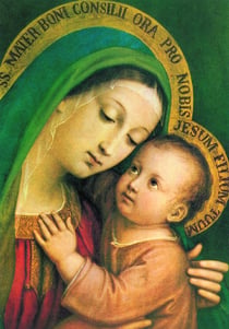 Mois de Marie devant l'image miraculeuse de Notre-Dame du bon conseil de Genazzano