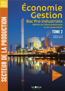 Bac pro industriels - secteur de la production - économie gestion - métiers de l'électrotechnique et de l'automobile Tome 2 (2e édition)